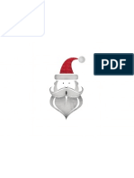 Santa Head Postcard