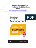 Download Project Management Absolute Beginners Guide 5Th Edition Greg Horine all chapter