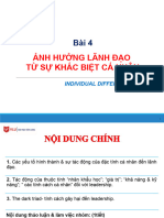Chuong 4 - Anh Huong Lanh Dao Tu Su Phat Trien CA Nhan