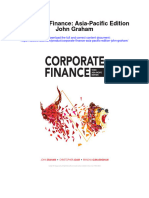Corporate Finance Asia Pacific Edition John Graham Full Chapter