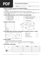 Evaluación Trimestrales - 5°