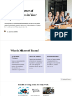 Discover The Power of Microsoft Teams in Your Daily Work