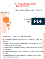 SAFETY HEALTH SECURITY AND ETHICS Notes