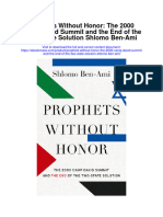 Prophets Without Honor The 2000 Camp David Summit and The End of The Two State Solution Shlomo Ben Ami All Chapter