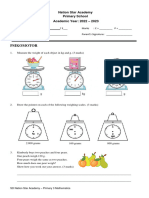 Psikomotor Maths Gr.3 - Measure