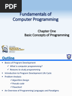 Chapter 1 - Basic Concepts of Programming