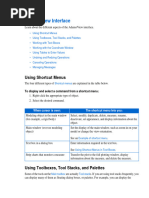 Learn Basics Interface