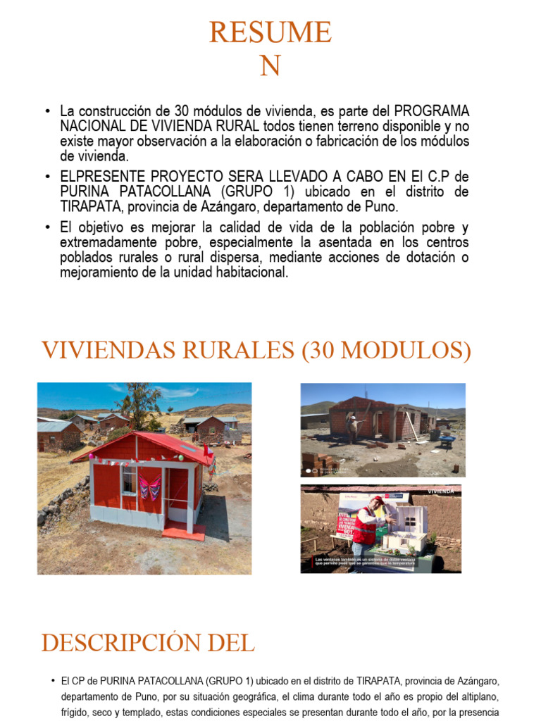 Proyecto de Vivienda Rural en Puno | PDF | Aislamiento térmico | Ventana