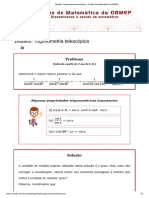 Desafio - Trigonometria Telescópica - Clubes de Matemática Da OBMEP