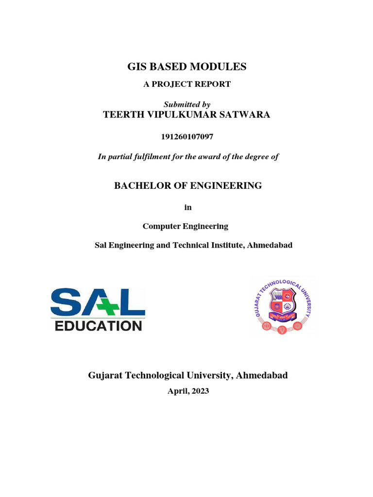Final Report Edited Two | PDF | Geographic Information System | C++