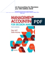 Management Accounting For Decision Makers 10Th Edition Atrill Full Chapter