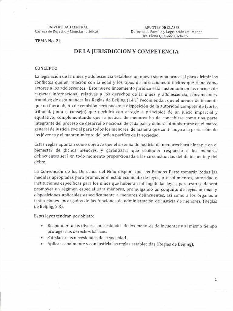 Tema 21 de La Jurisdiccion y Competencia | PDF | Jurisdicción | Judicaturas