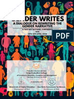 Gender Writes a Dialogue on Rewriting the Gender Narrative Brochure-1