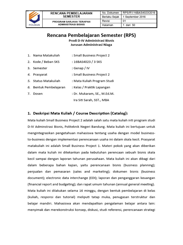 Rps Small Business Project 2 | PDF