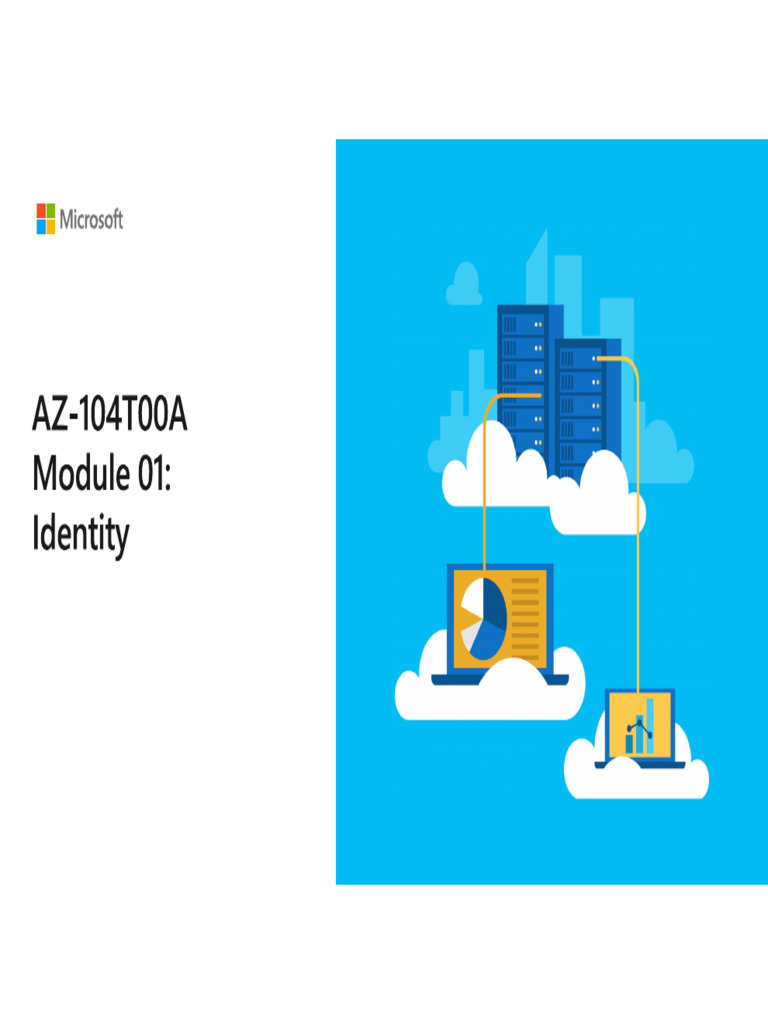 AZ 104T00A 01 Identity | PDF | Active Directory | Microsoft Azure