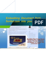 Embed Document Into Your Blog