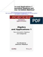 Download Algebra And Applications 1 Non Associative Algebras And Categories 1St Edition Makhlouf full chapter