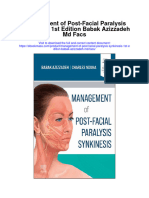Management of Post Facial Paralysis Synkinesis 1St Edition Babak Azizzadeh MD Facs Full Chapter