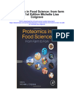 Proteomics in Food Science From Farm To Fork 1St Edition Michelle Lisa Colgrave All Chapter