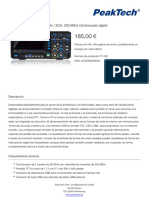 PeakTech-P 1402 Ficha