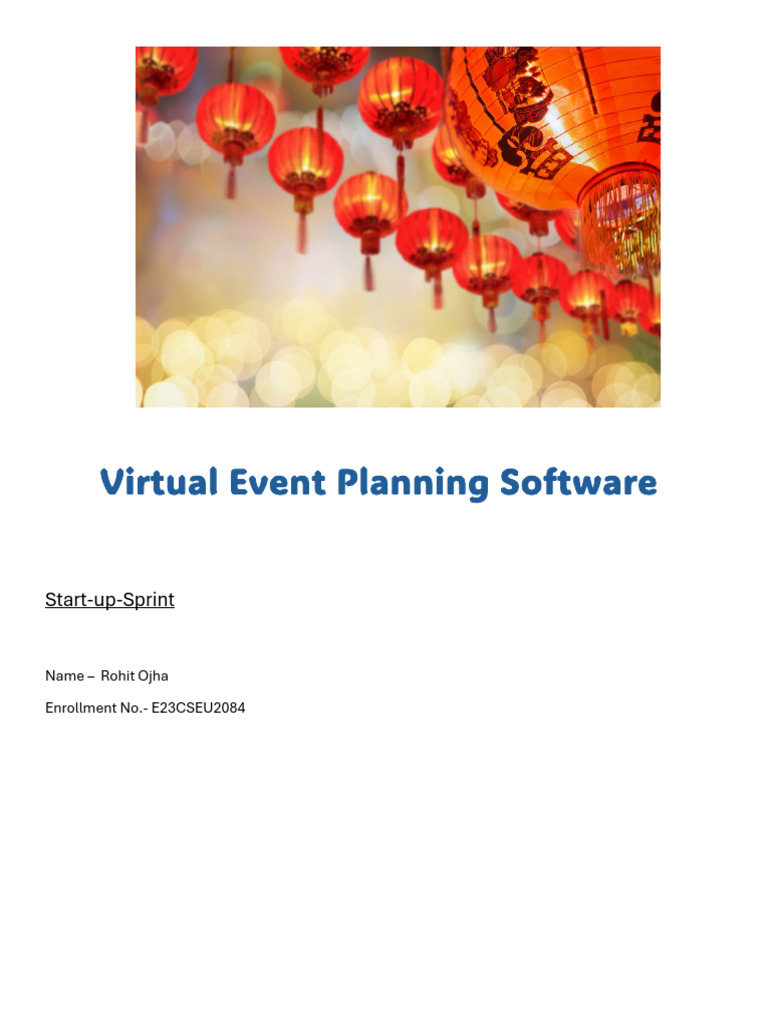 Virtual Event Planning Software Solutions | PDF