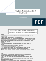 Sănătatea Mediului Și A Omului