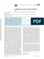 Li Et Al 2017 Magnesium Catalysis Mediated Tetrazoles in Desymmetrization Reaction of Aziridines