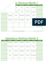 The Spartacus Workout