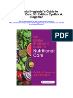 Download The Dental Hygienists Guide To Nutritional Care 5Th Edition Cynthia A Stegeman full chapter