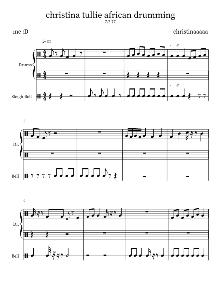Christina Tullie African Drumming PDF