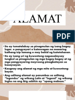 FILIPINO 9 - ALAMAT at PANG-ABAY