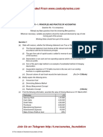 CA Foundation Accounts Suggested Ans Dec 2023 Castudynotes Com