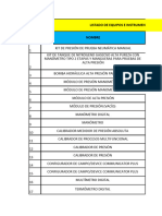 Lista de Equipos Para Pem