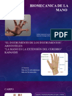 Biomecanica de La Mano