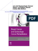 Breast Cancer and Gynecologic Cancer Rehabilitation 1St Edition Adrian Cristian MD Editor Full Chapter
