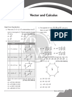 Vector and Calculus - PYQ Practice Sheet