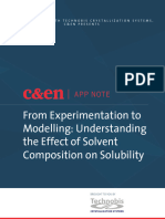 From Experimentation to Modelling