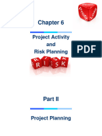 Ch06 Project Activity and Risk Planning