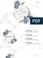 Fresh Nordic Style PPT Template