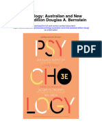 Psychology Australian and New Zealand Edition Douglas A Bernstein All Chapter