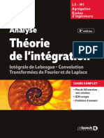 Analyse - Théorie de Lintégration Convolution, Transformées de Fourier Et de Laplace - L3 - M1 - Agrégation - Écoles... (Marc Briane, Gilles Pagès) (Z-Library)