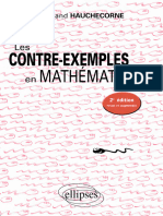 Bertrand Hochcorne Les Contres Exemples de Mathématiques