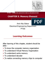 CHAPTER 5. Memory Element: Amir Abu Bakar Electrical Engineering Department Ptss