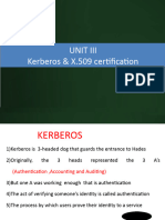 Final Kerberos & X.509