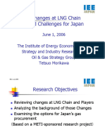 Changes at LNG Chain and Challenges for Japan