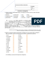 11º Fichagramatica Arcaismos Neologismos