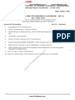 Rajiv Gandhi University of Health Sciences, Karnataka: Neurological and Psychosomatic Disorders - (Rs-2) Q.P. CODE: 8125
