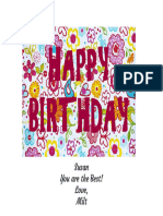 Susan Birthday Card 5 87488