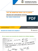 Ley de Newton para Los Fluidos