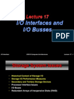 I/O Interfaces and I/O Busses